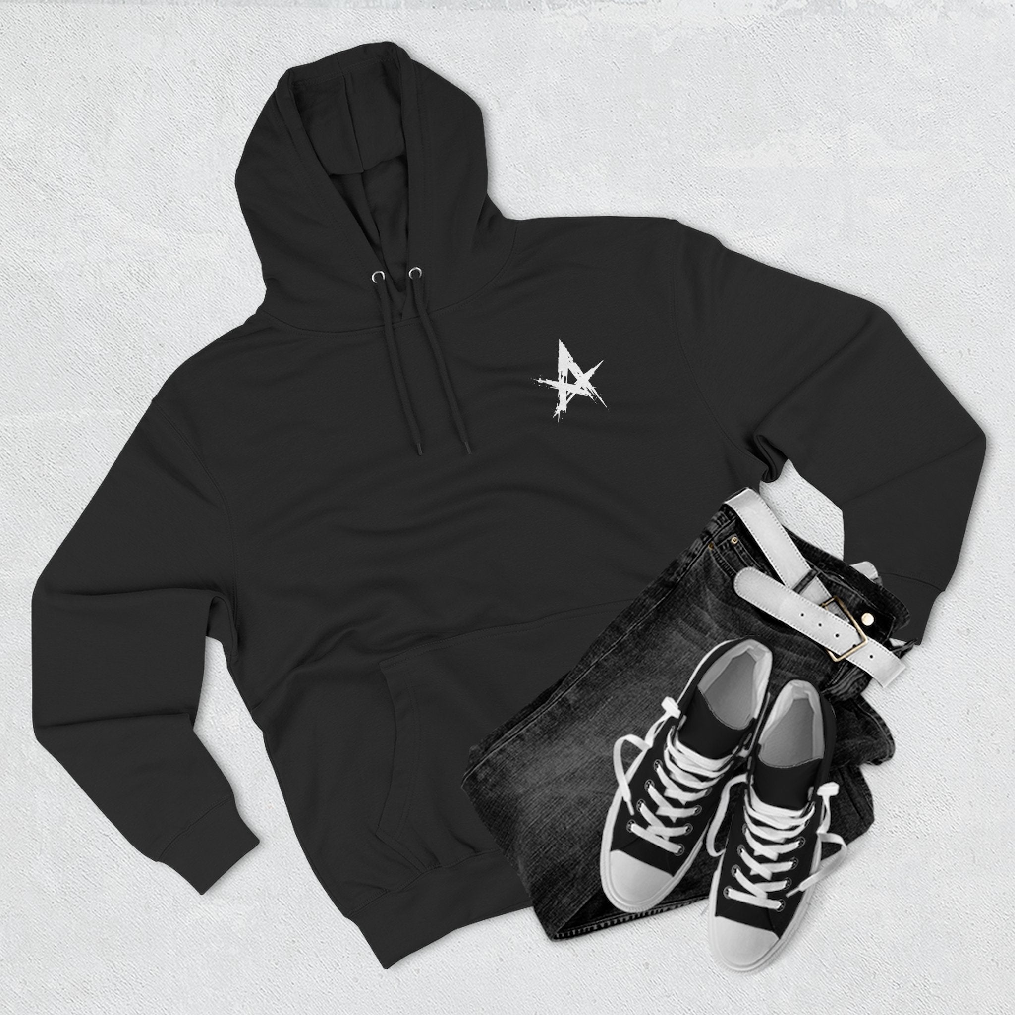 Ascend Logo Hoodie — 'Ascend Beyond Average' Graphic Fleece Pullover