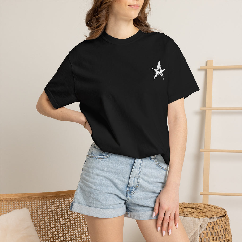 Ascend Star T-Shirt — Minimalist Distressed Logo Tee