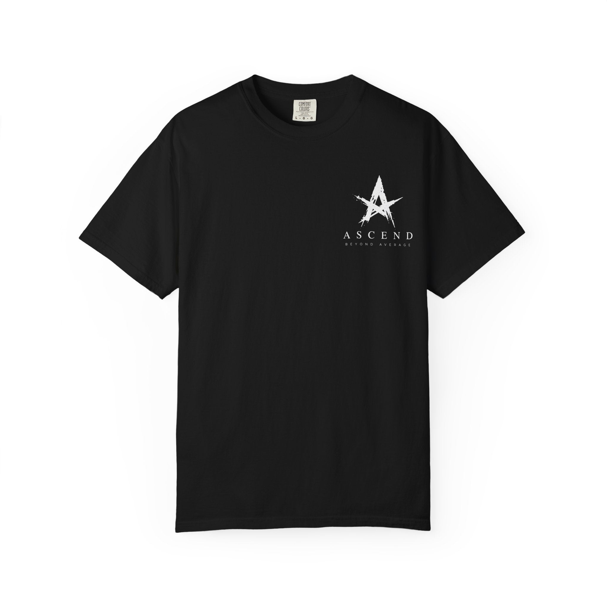 Star Outline Tee — Minimalist Subtle Back Graphic T-Shirt
