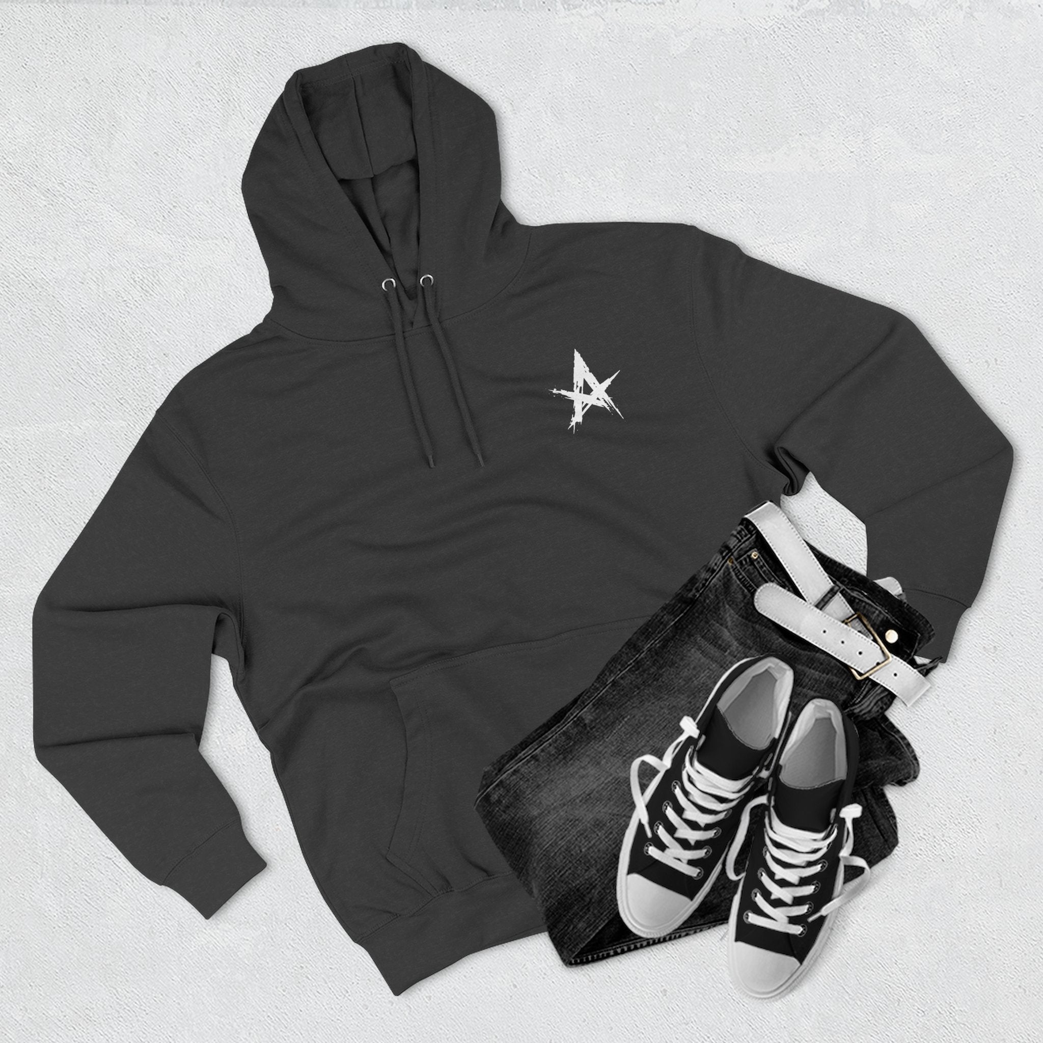 Ascend Logo Hoodie — 'Ascend Beyond Average' Graphic Fleece Pullover